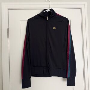 Kastel Denmark Black Track-Style Jacket with Zipper